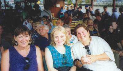 With Helen and Andrea on Rice Barge Bangkok 99